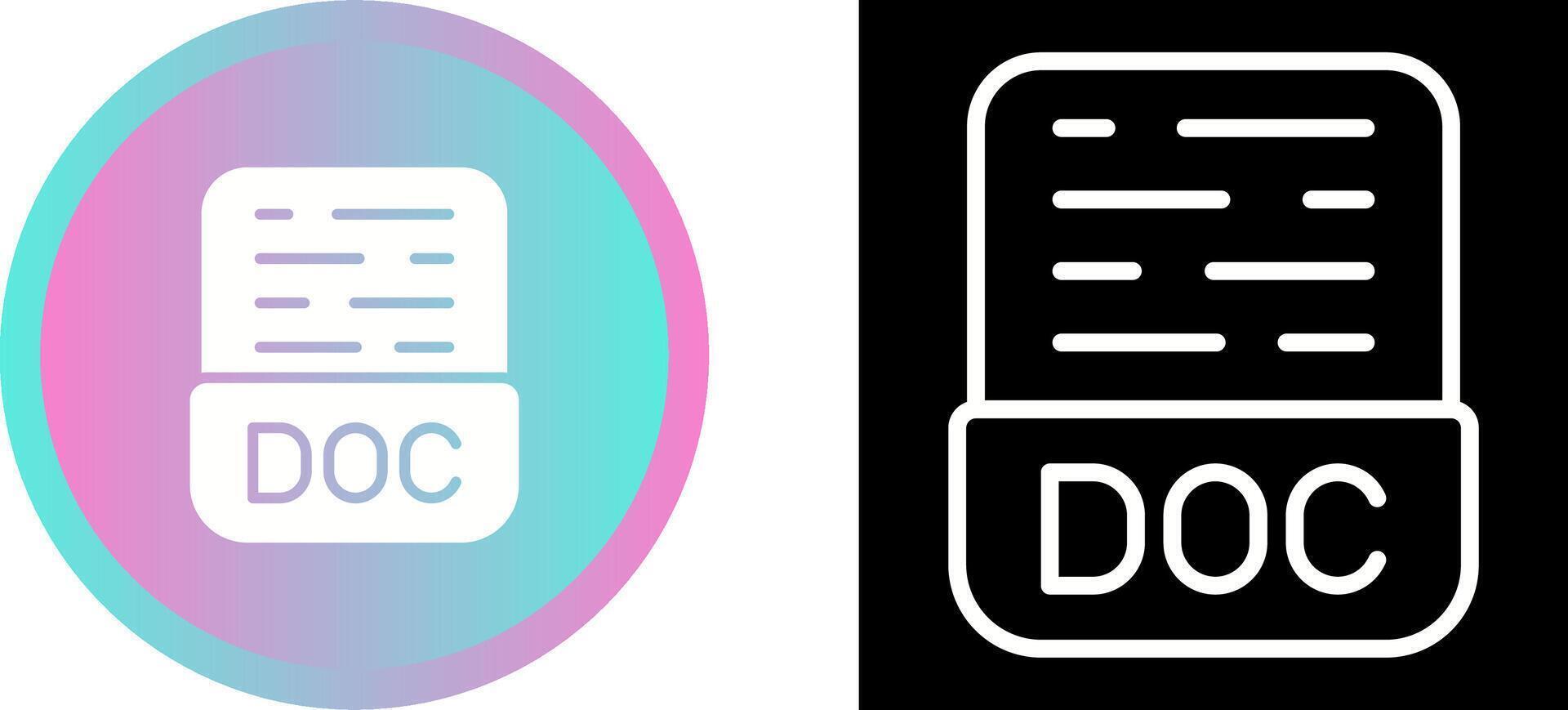 DOC Vector Icon