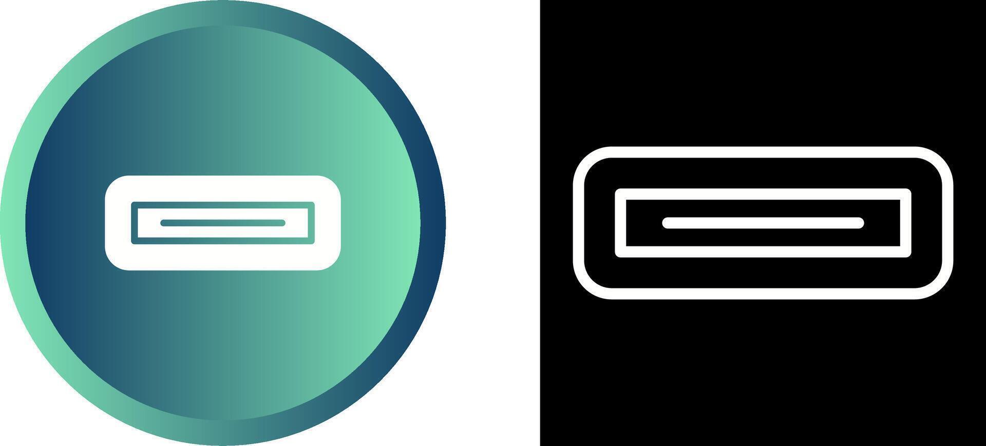 USB Port Vector Icon