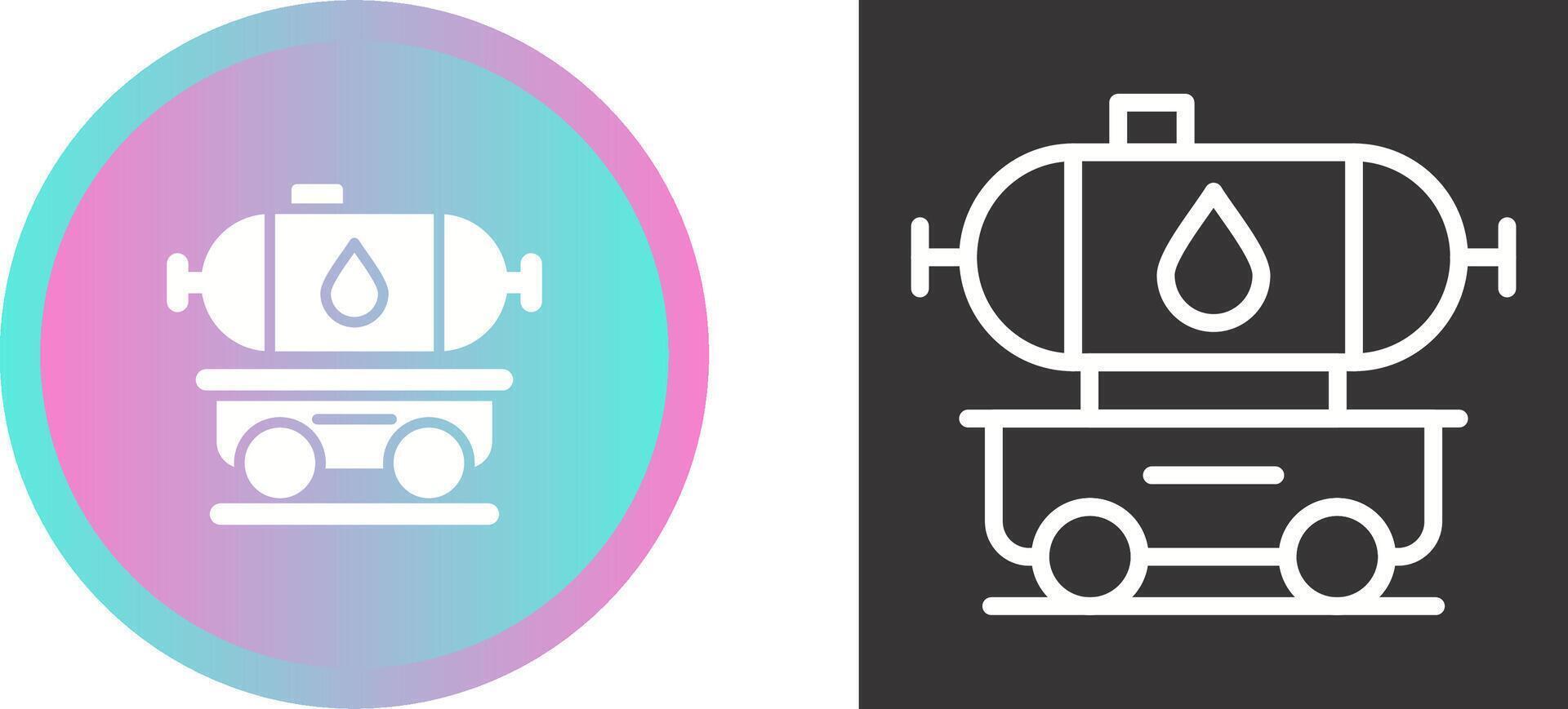 Tanker Truck Vector Icon