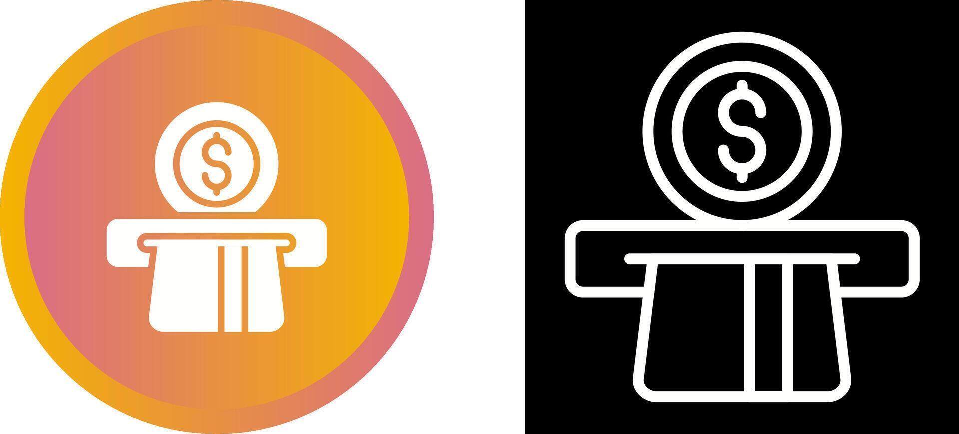 Automated Teller Machine Vector Icon