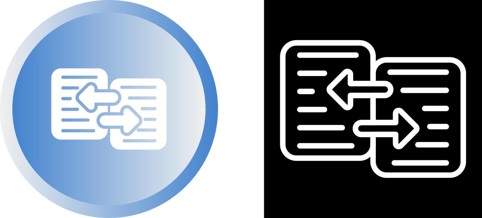 Data Transfer Vector Icon