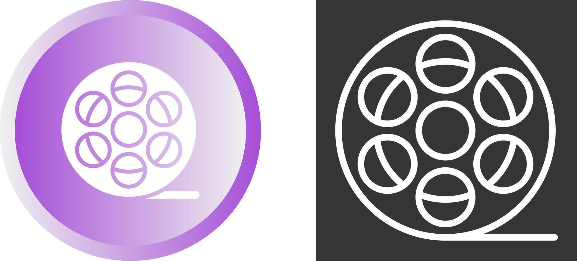 Film Reel Vector Icon