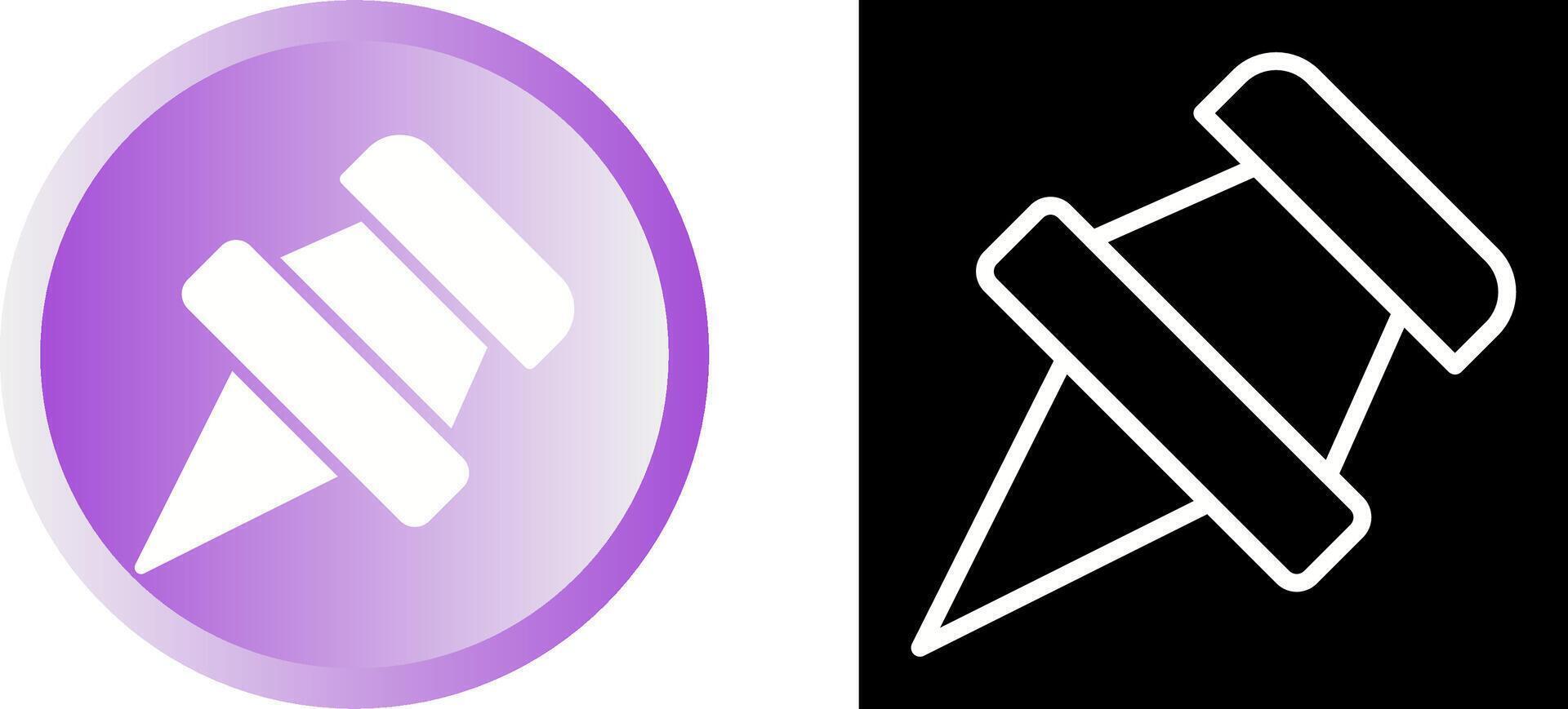 Thumbtack Vector Icon