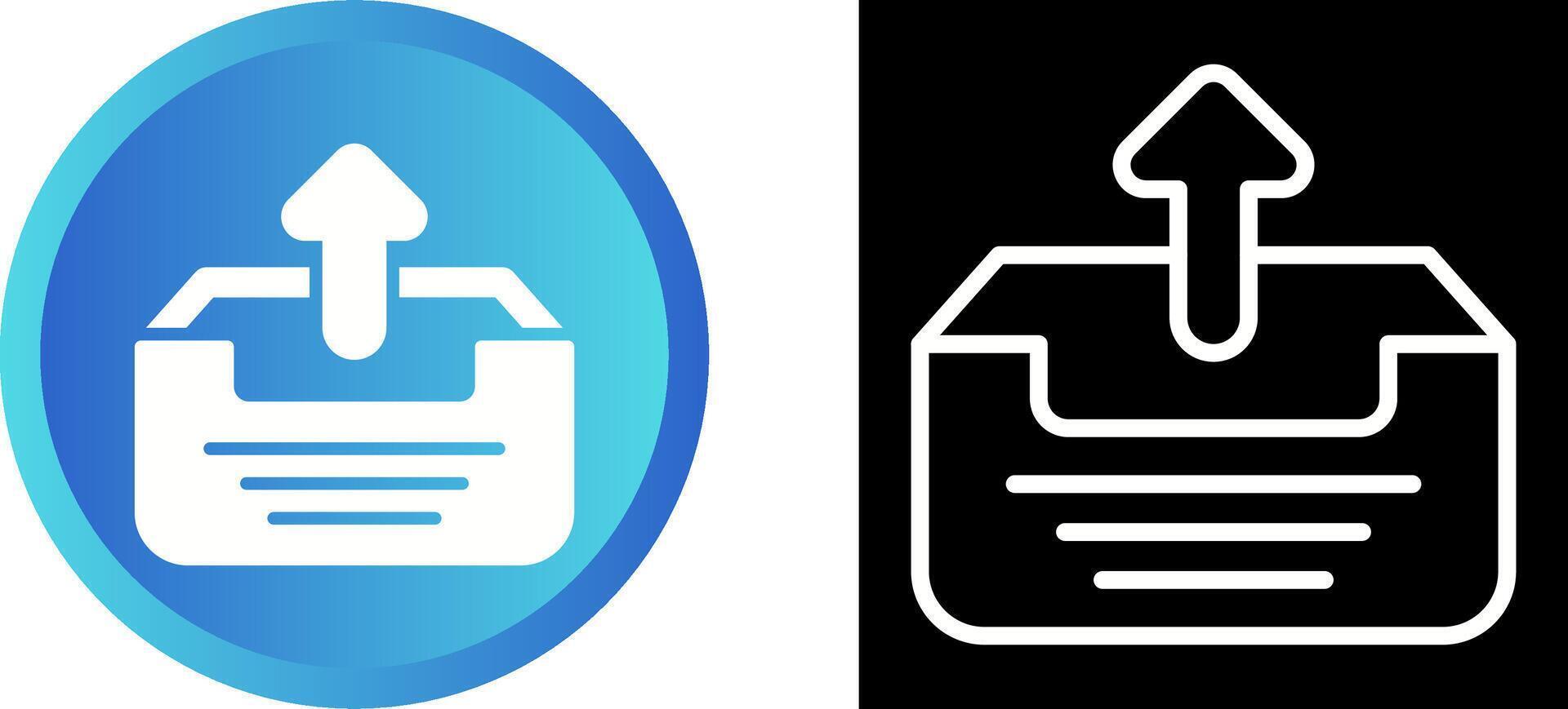 Outbox Vector Icon
