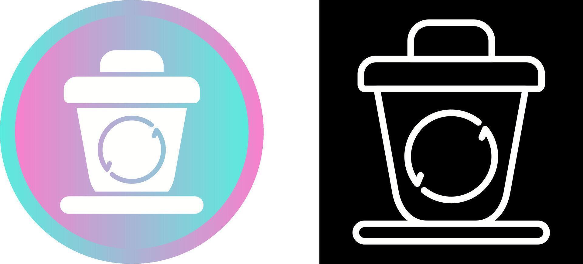 Recycling bin Vector Icon