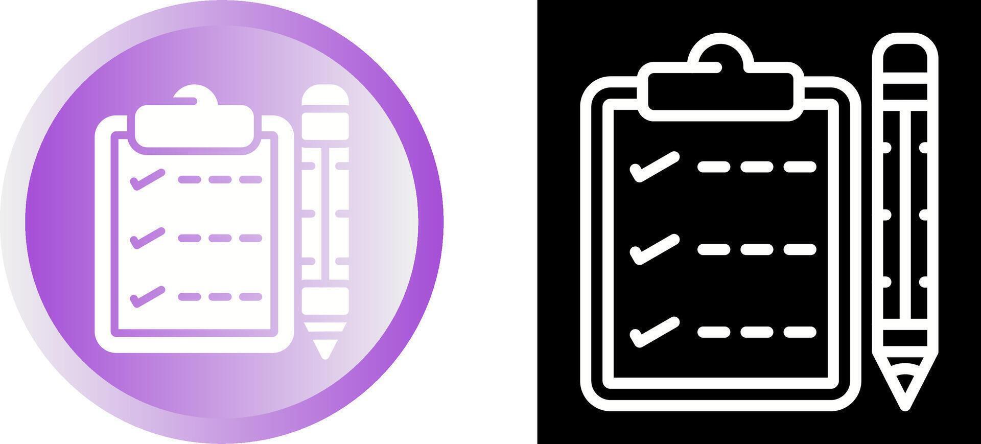 Writing pad Vector Icon
