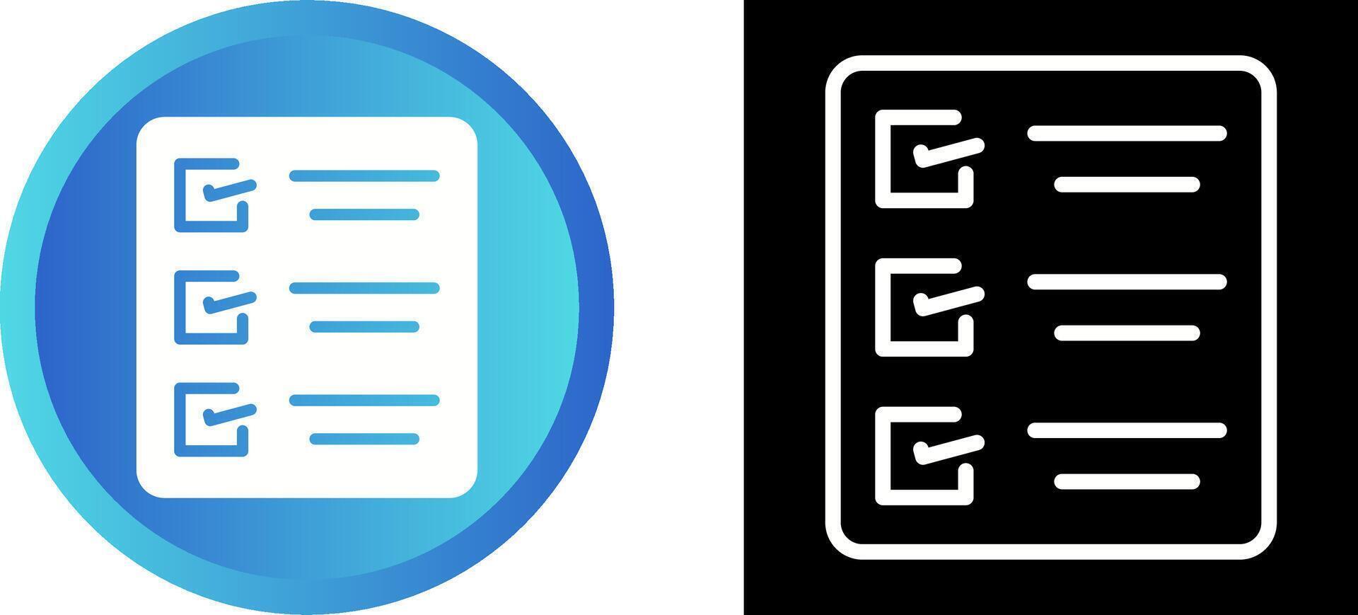 Task list Vector Icon