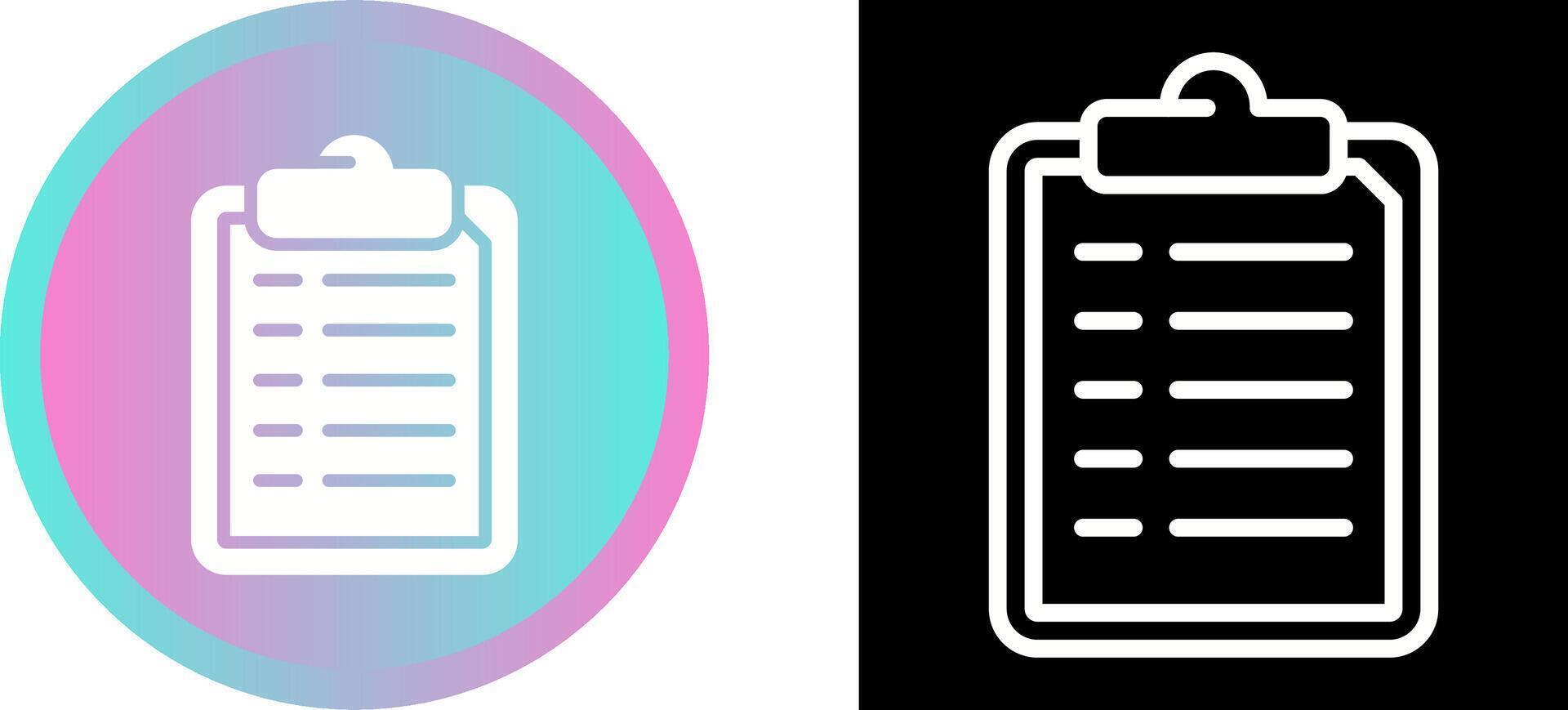 Clipboard with documents Vector Icon