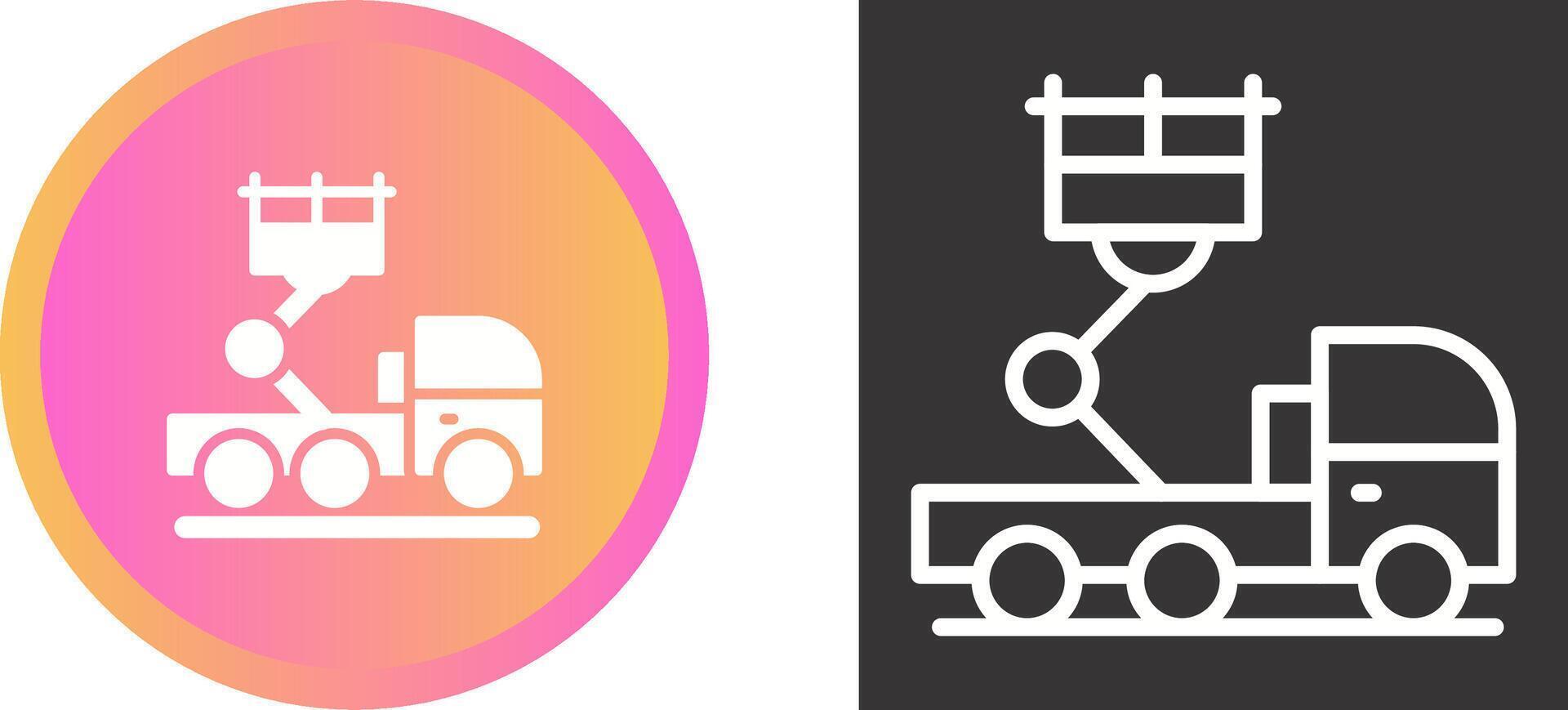 Ladder Truck Vector Icon