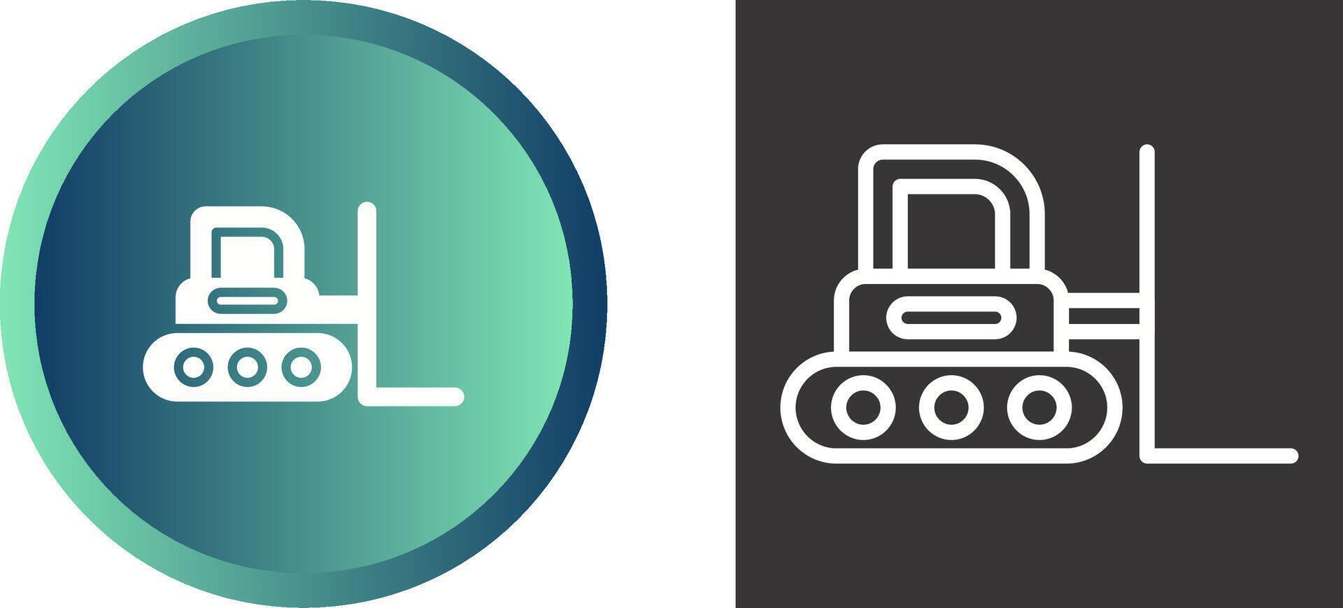 Bulldozer Vector Icon