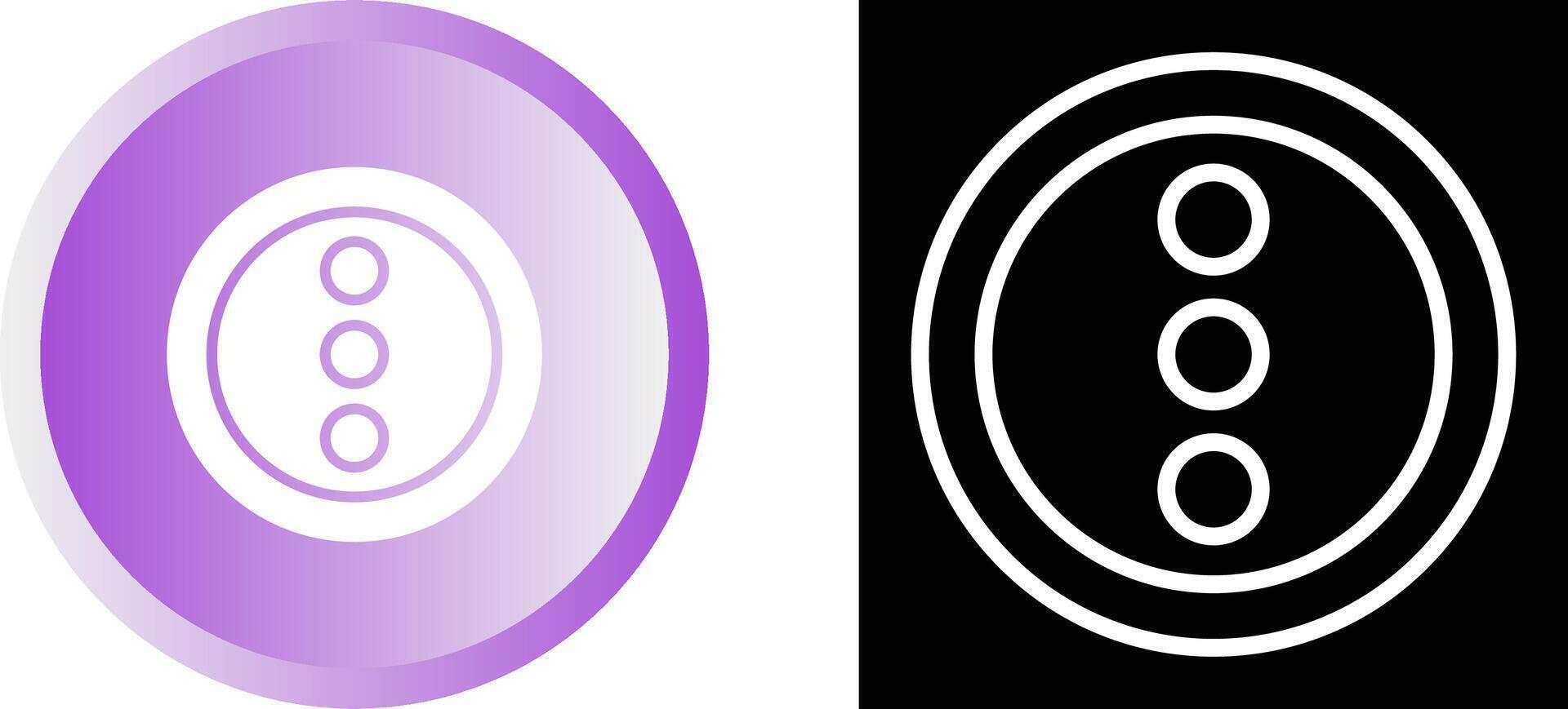 Menu Dots Vertical Vector Icon