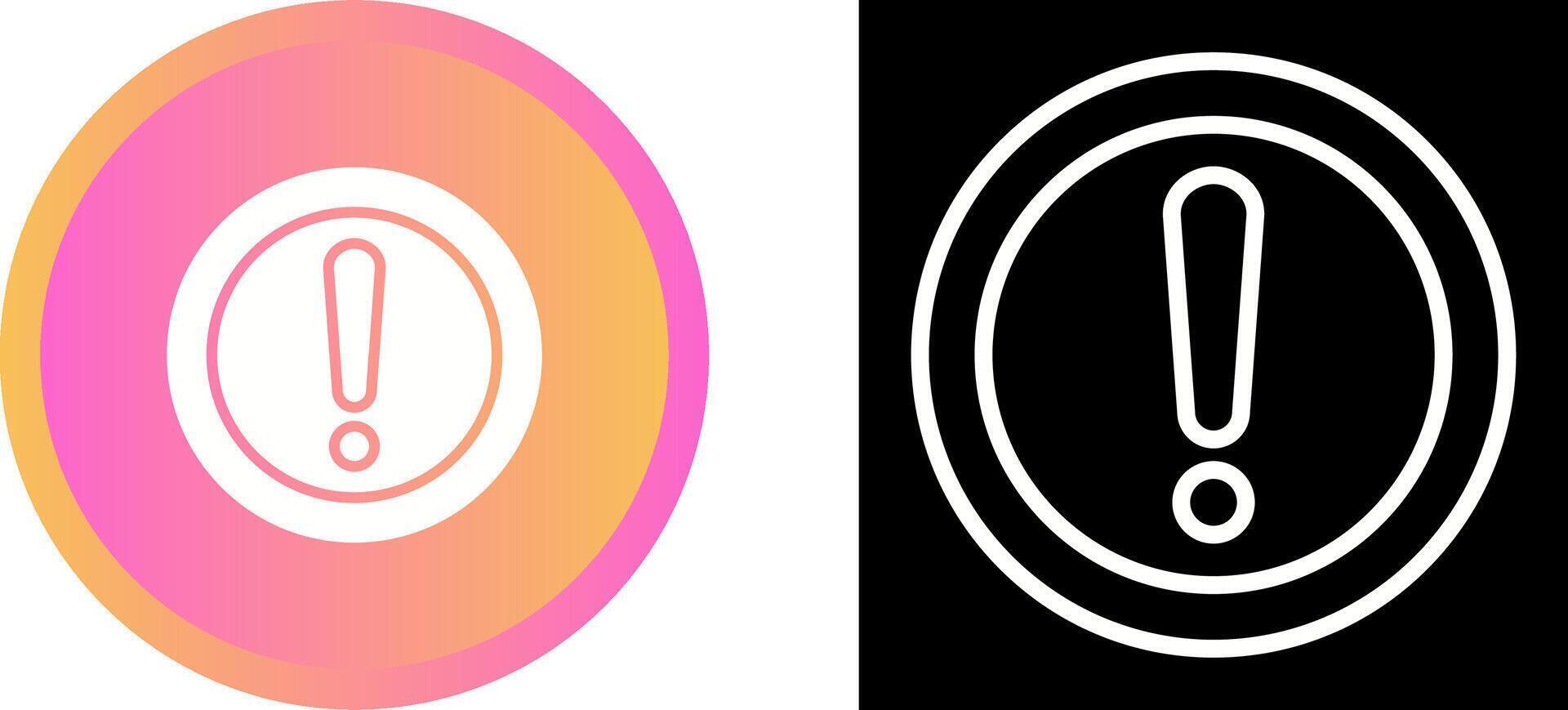 Exclamation Vector Icon