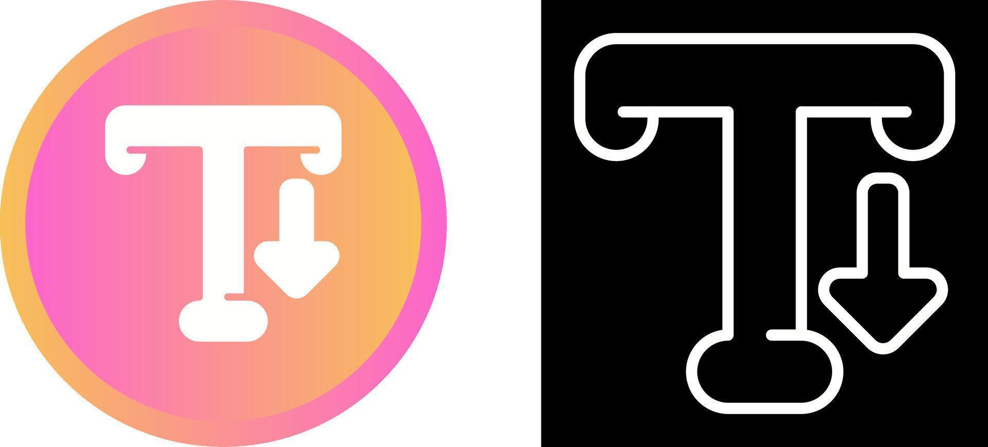 Typography Vector Icon