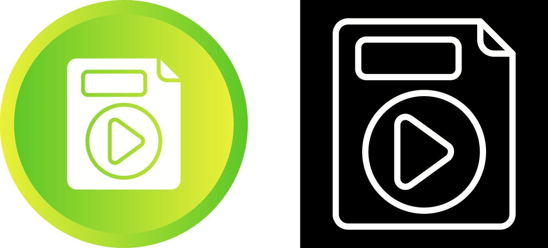 Video File Vector Icon
