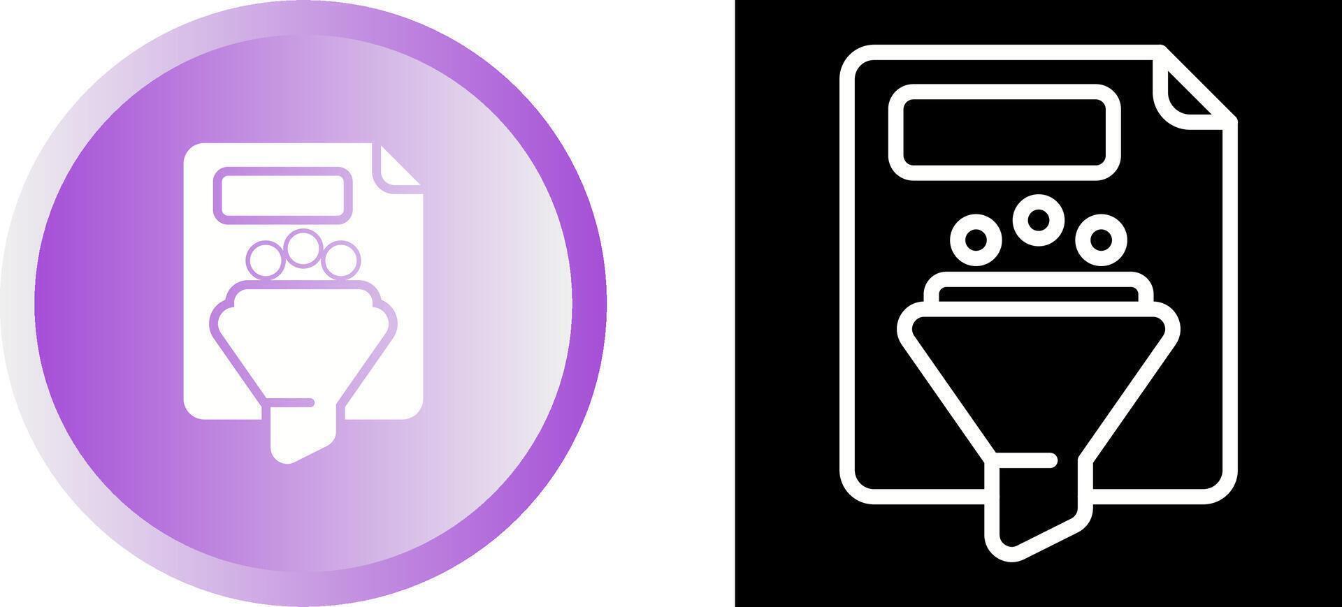 Filtering Vector Icon