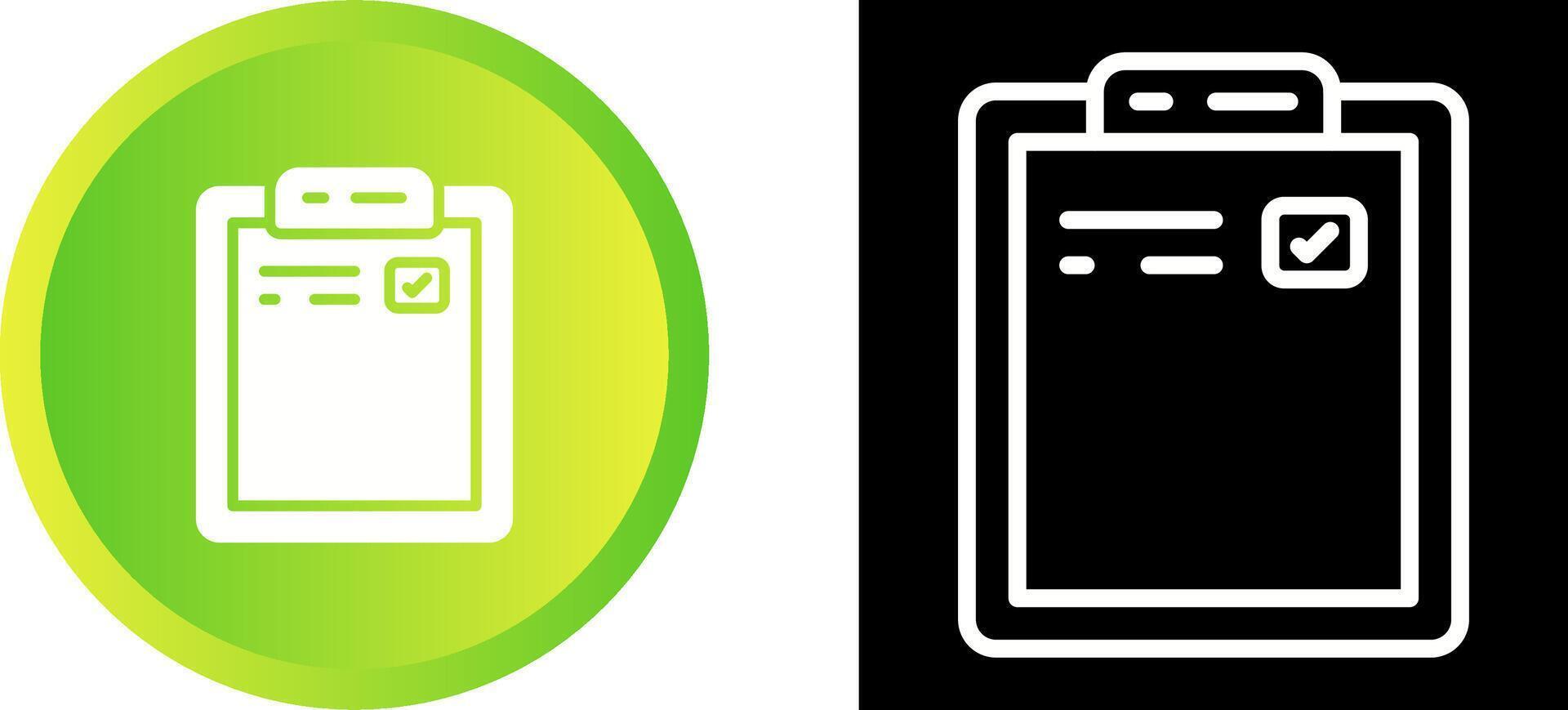 Clipboard Vector Icon
