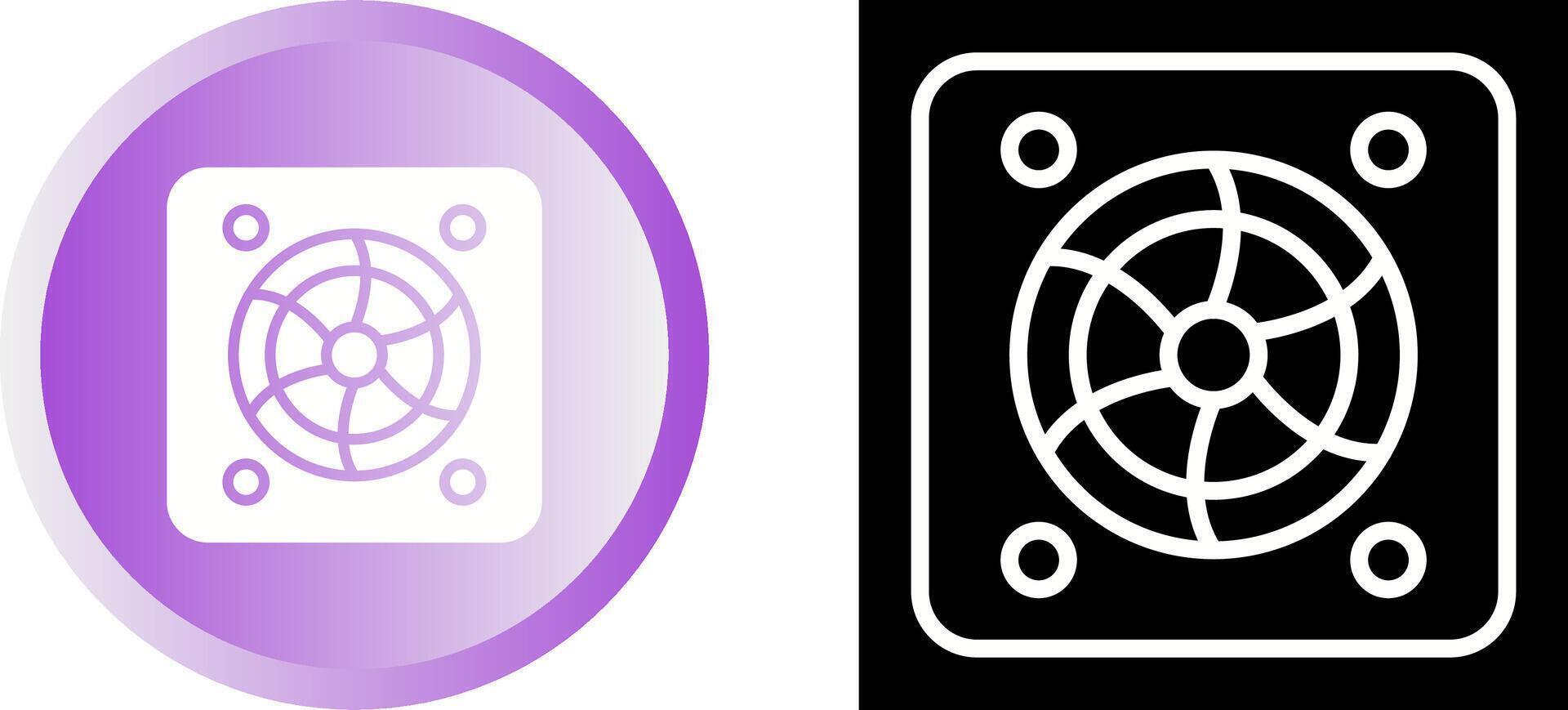 Cooling Fan Vector Icon
