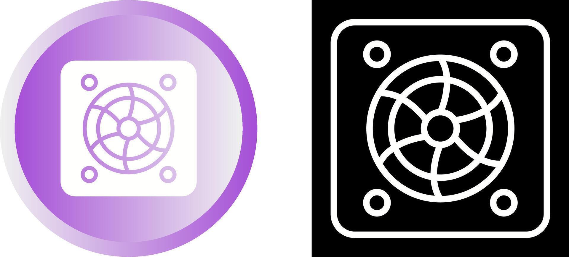 Cooling Fan Vector Icon