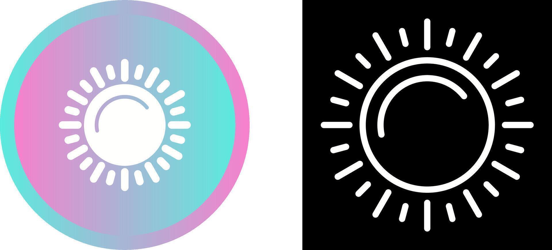 Sun Vector Icon