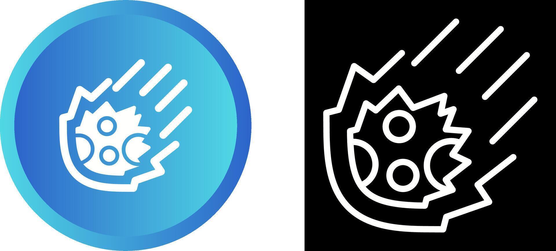 Meteor Vector Icon