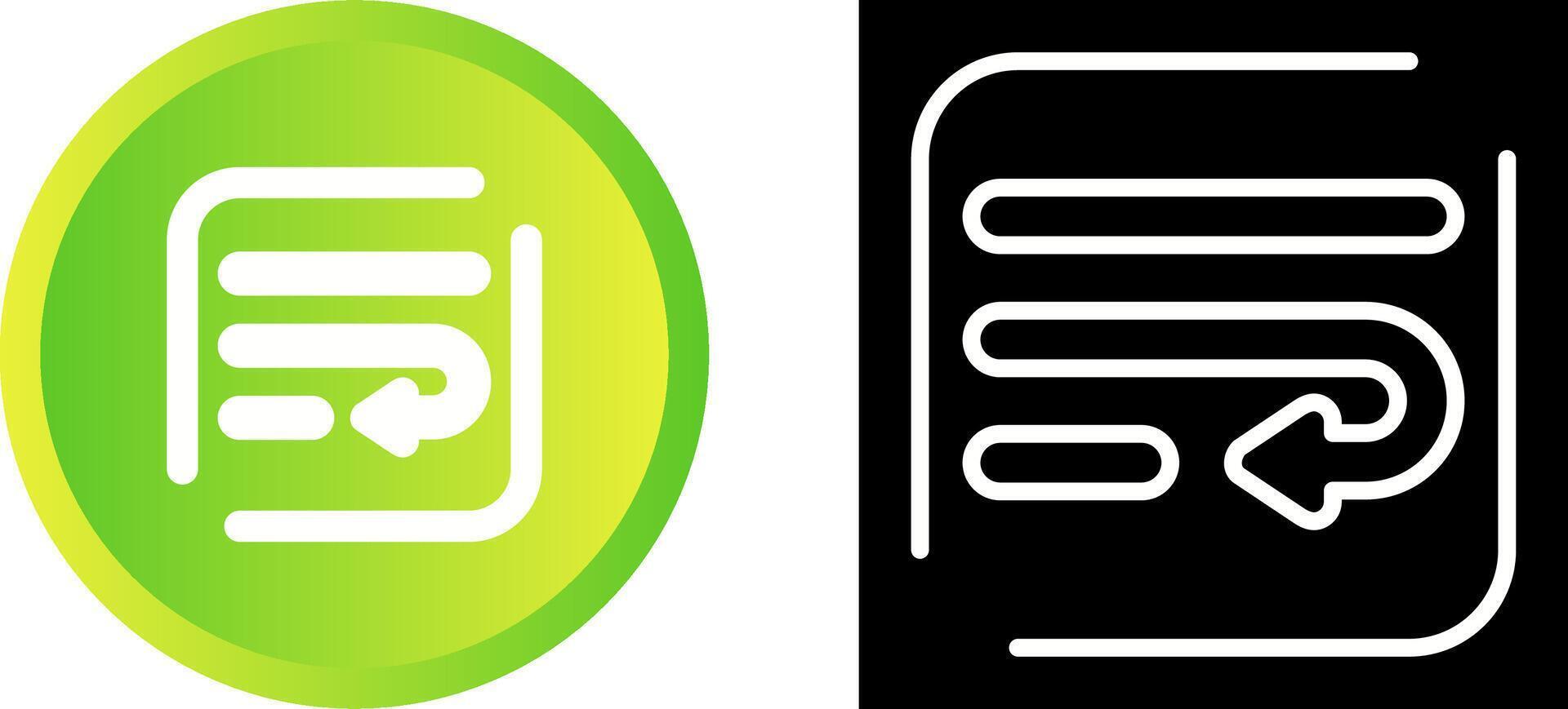 Wrap Vector Icon