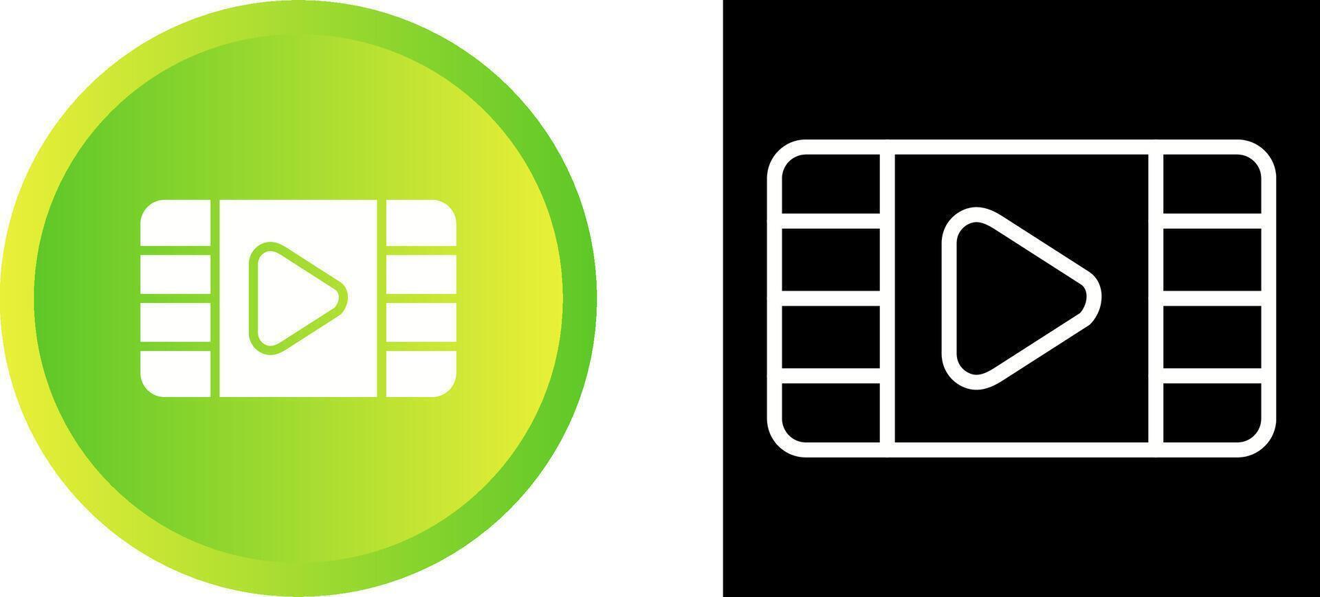 Multimedia Player Vector Icon