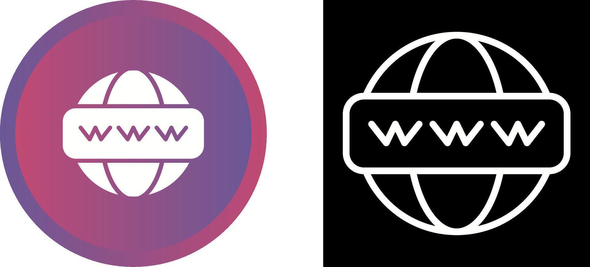 World Wide Web Vector Icon