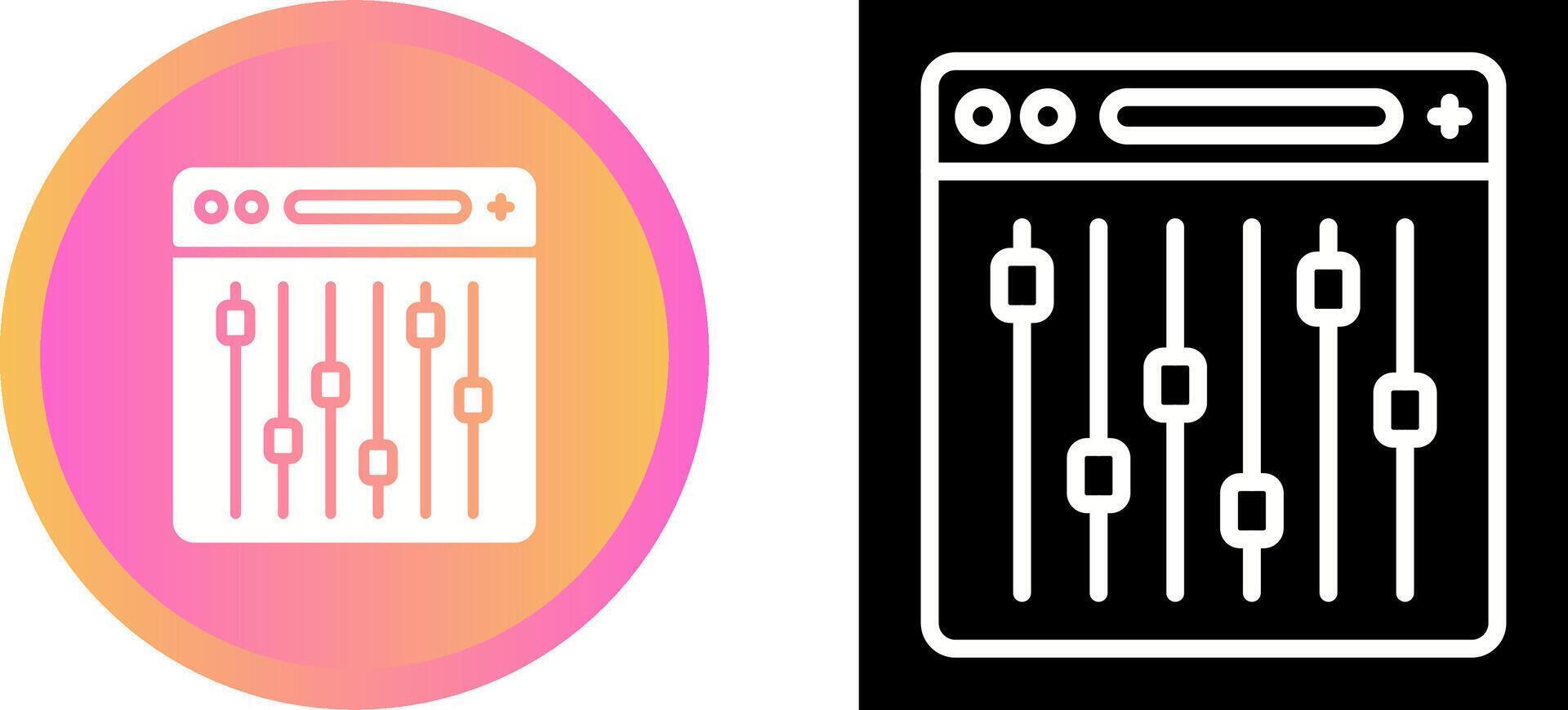 icono de vector de configuración