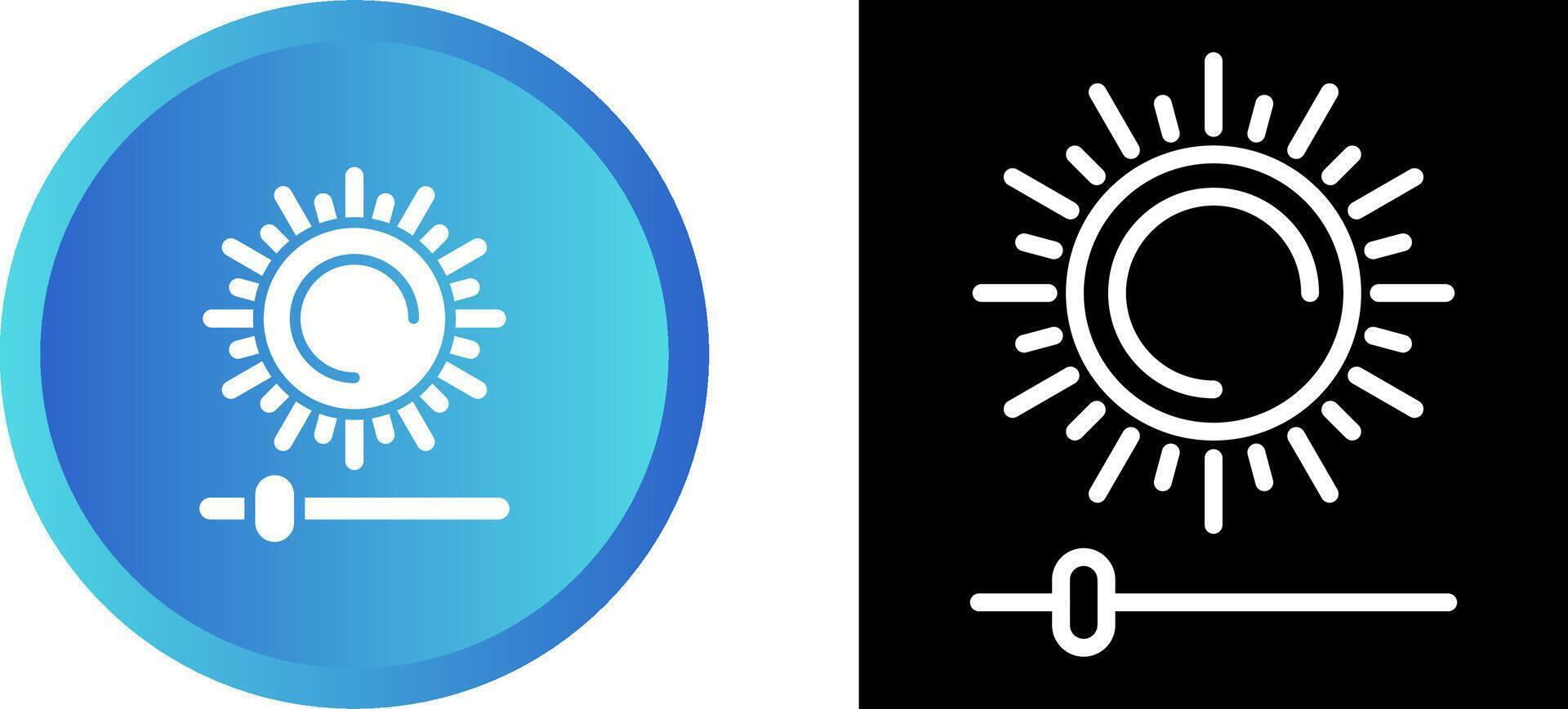 Brightness And Contrast Vector Icon