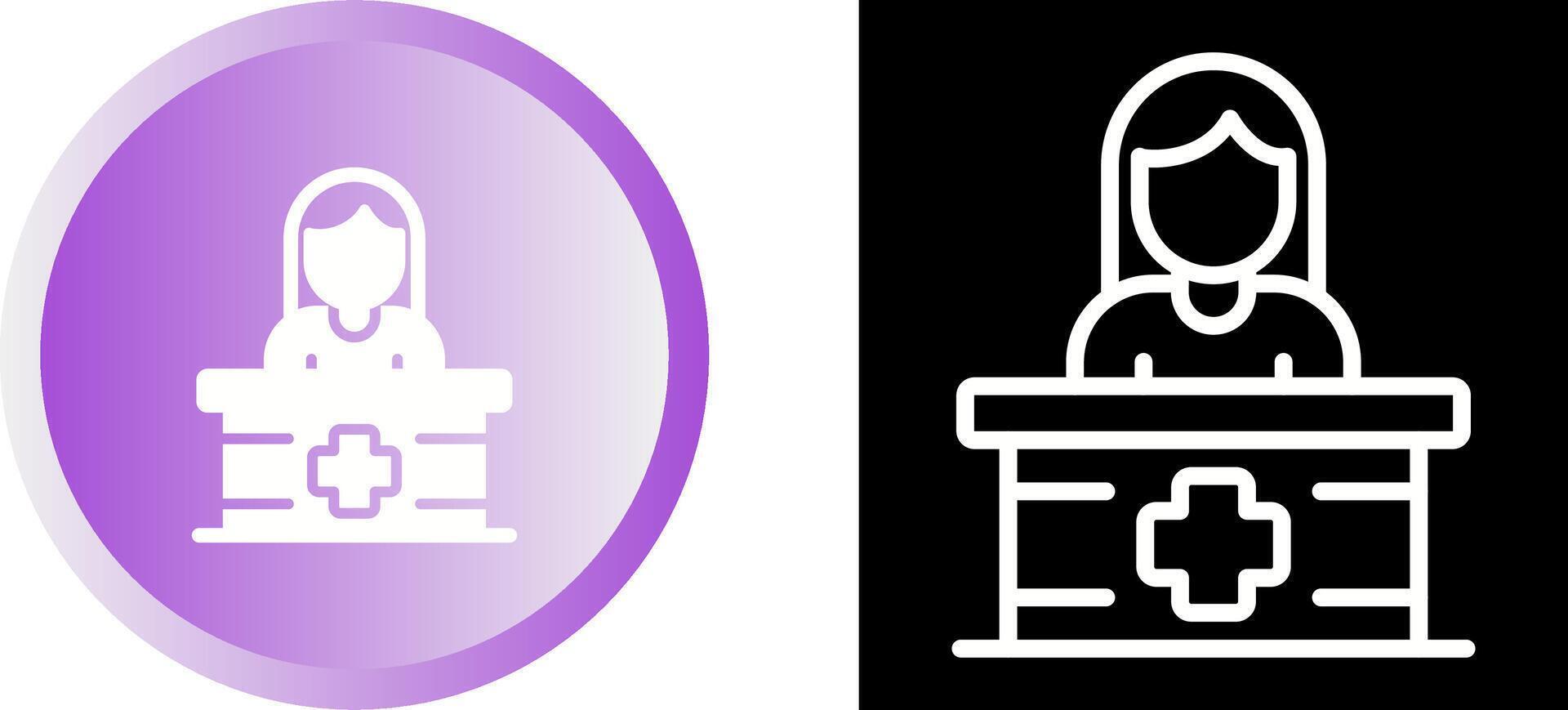 Receptionist Vector Icon 40663041 Vector Art at Vecteezy