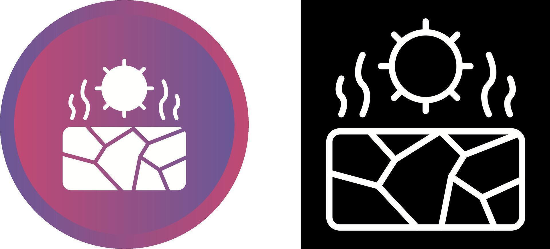Drought Vector Icon