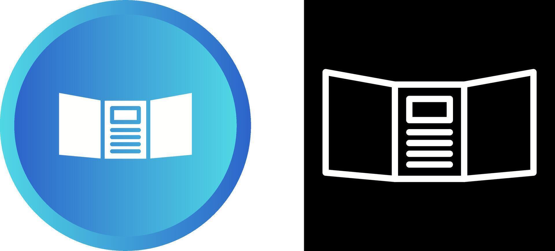 Triptych Vector Icon