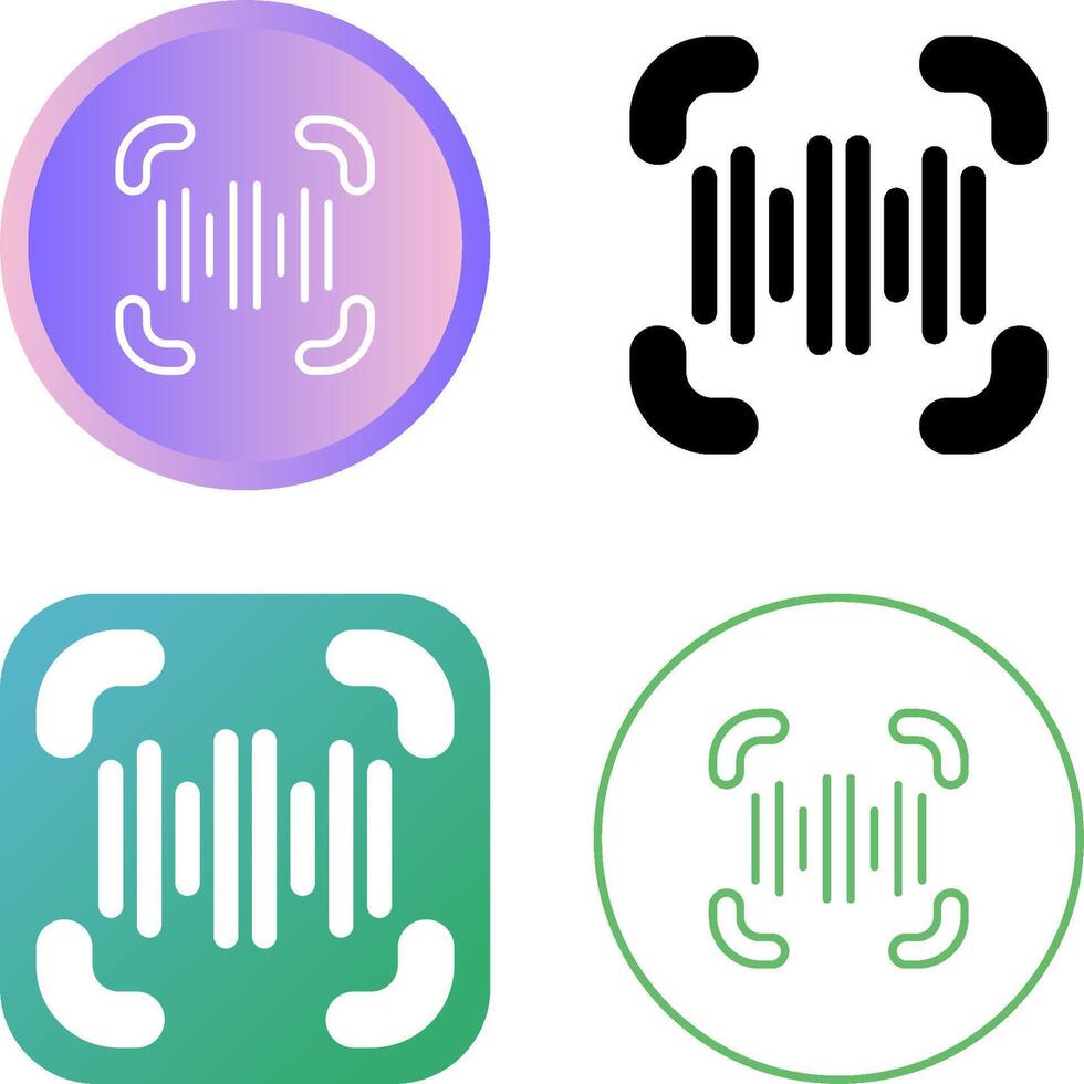 Voice Recognition Vector Icon
