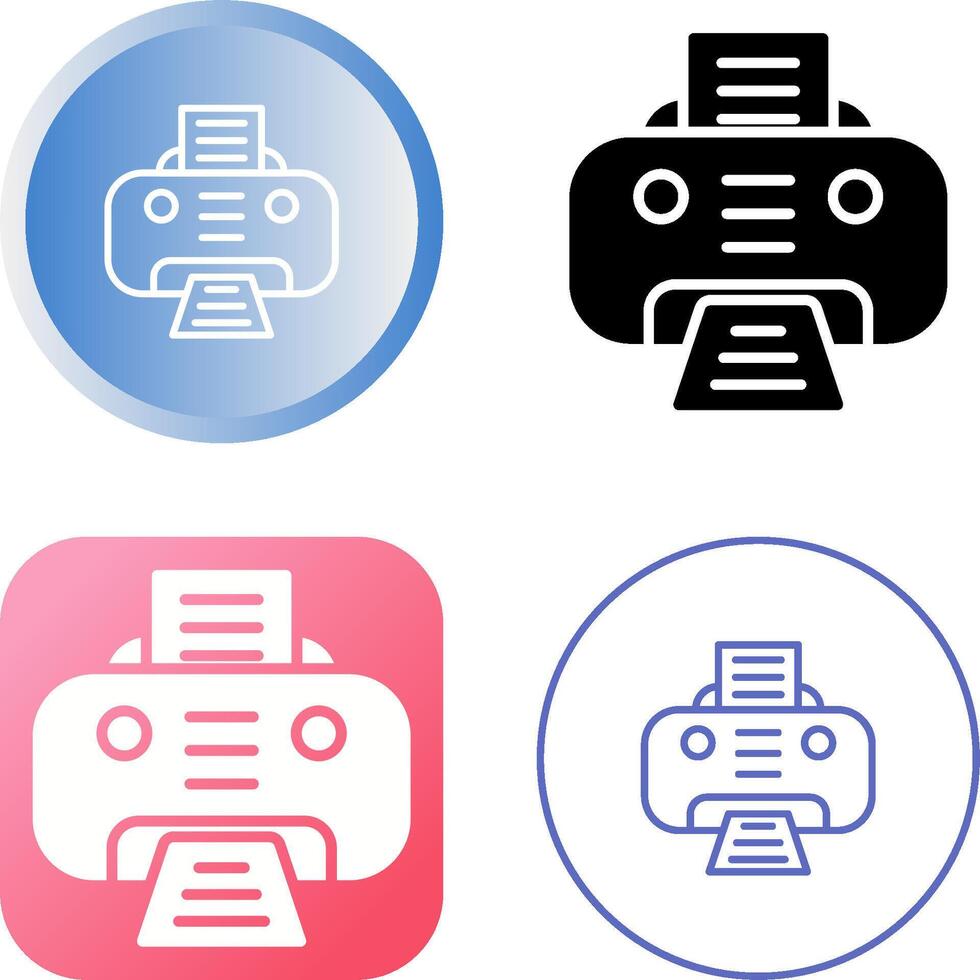 Printer Vector Icon
