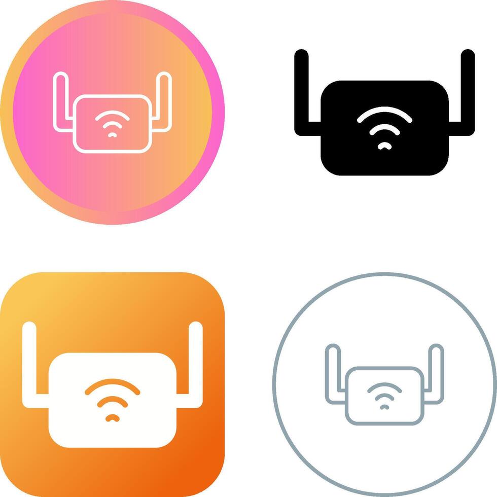 Wi-Fi Range Extender Vector Icon