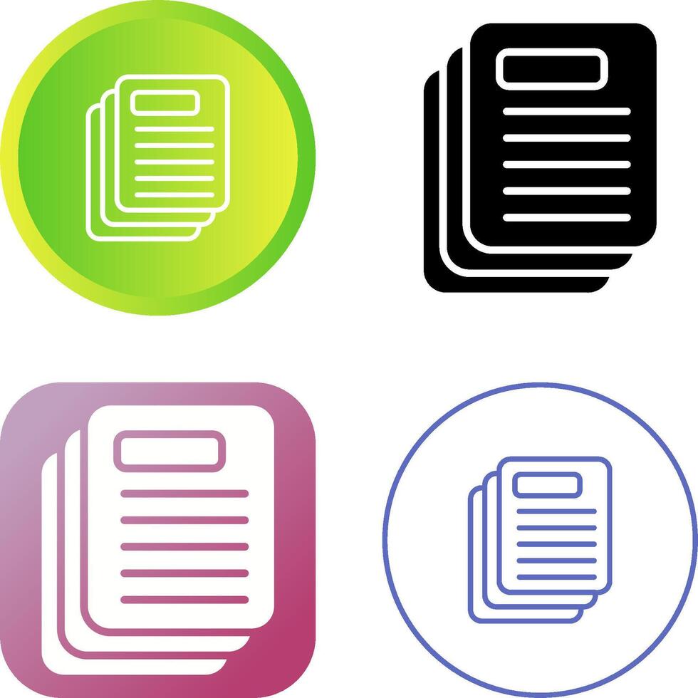 Document Vector Icon