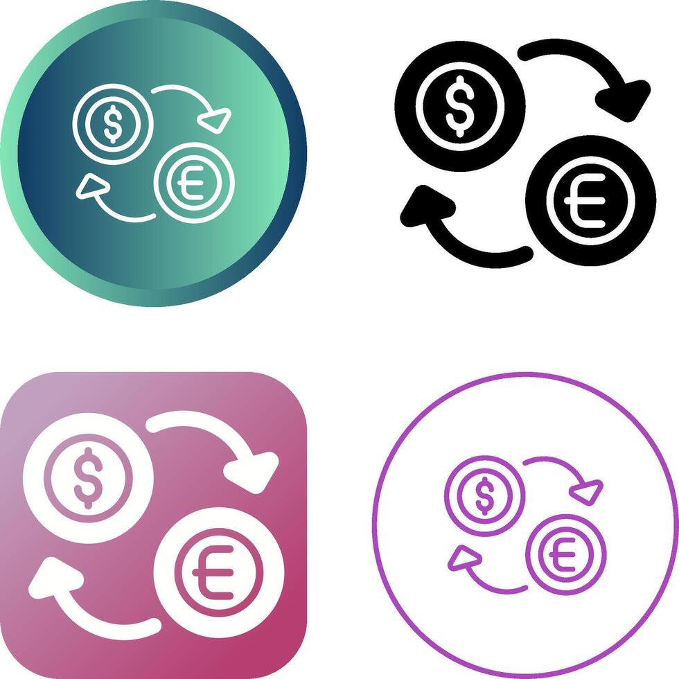 Currency Exchange Vector Icon