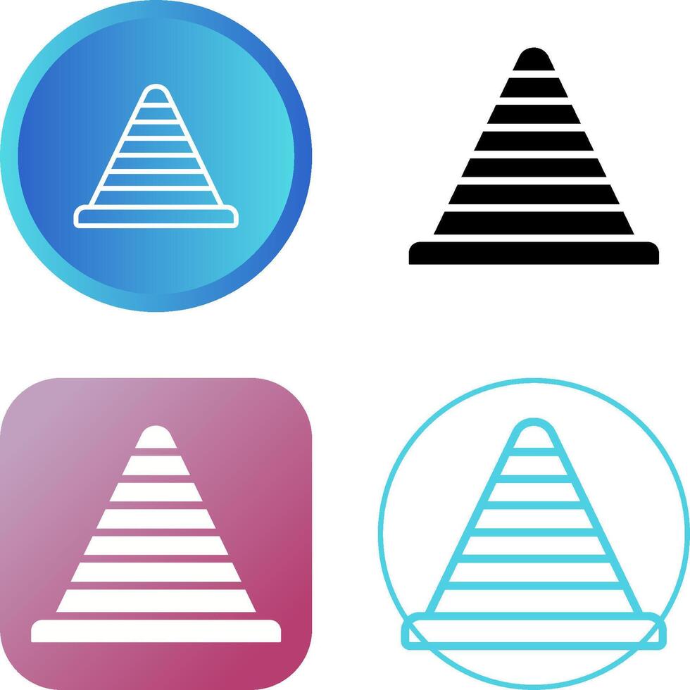 Traffic cone Vector Icon