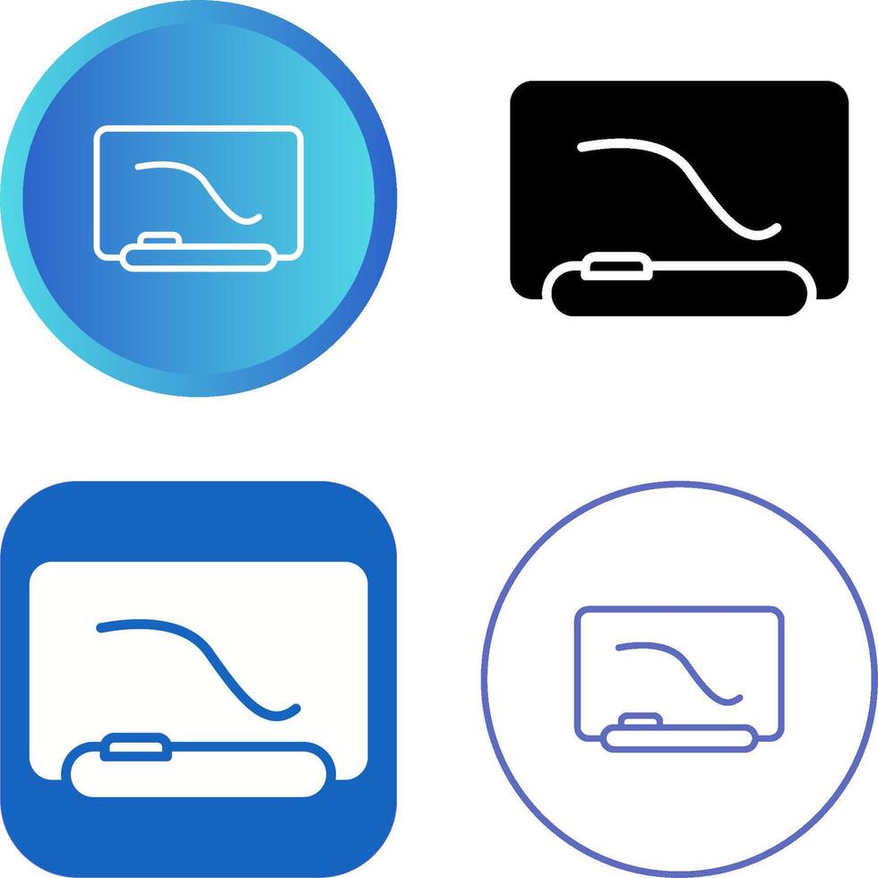 Interactive Whiteboard Vector Icon