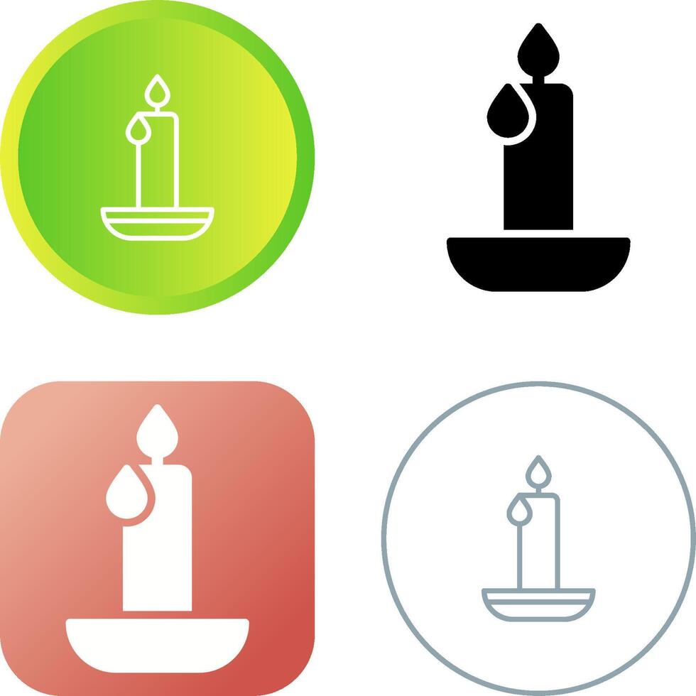 Emergency candle Vector Icon