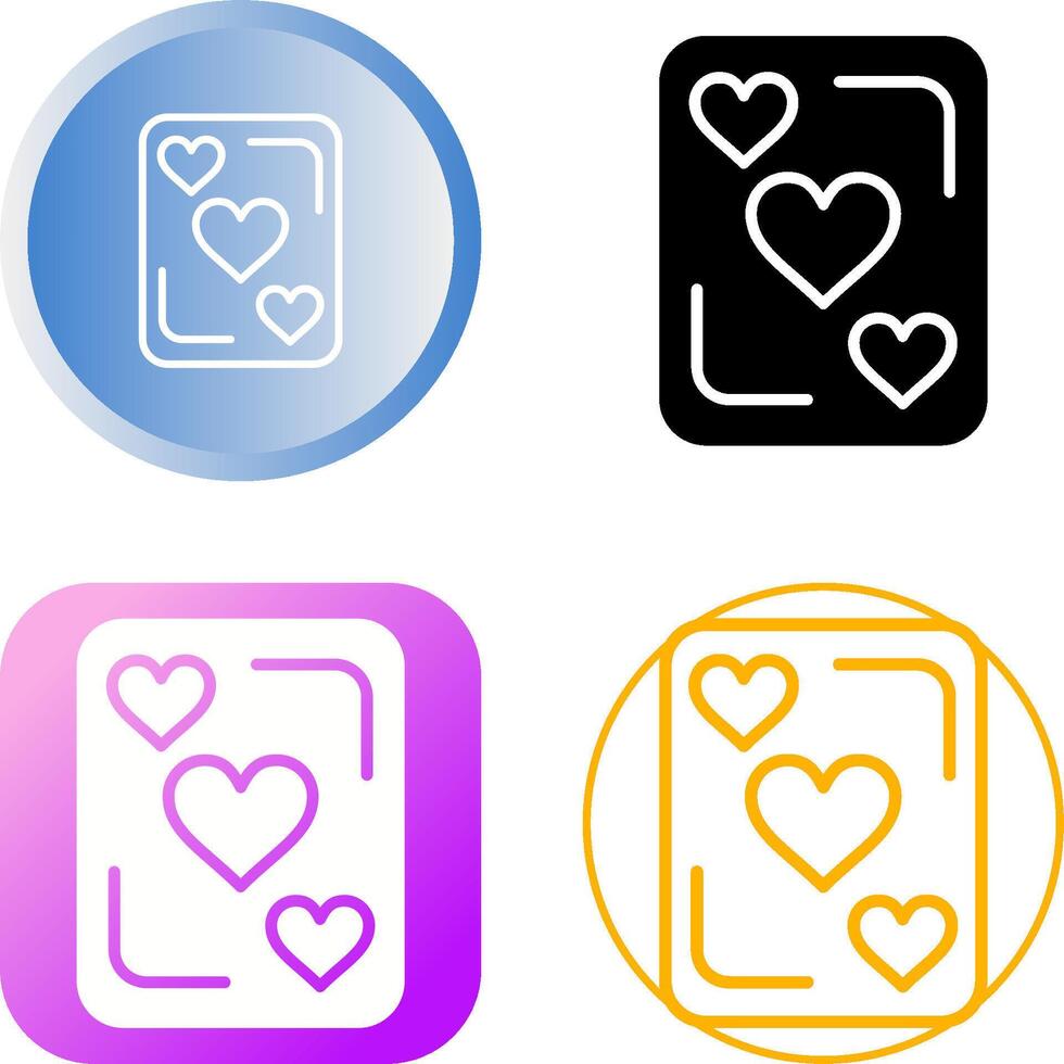 Playing card Vector Icon