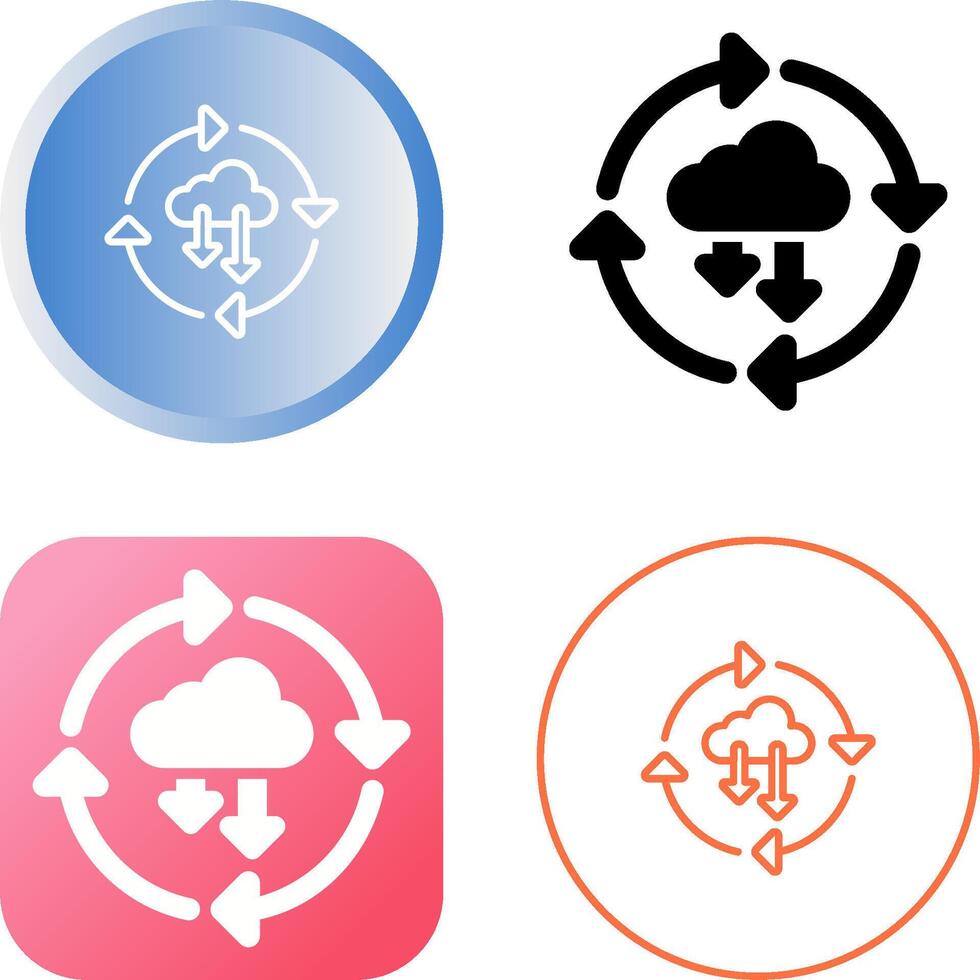 Continuous Deployment Vector Icon