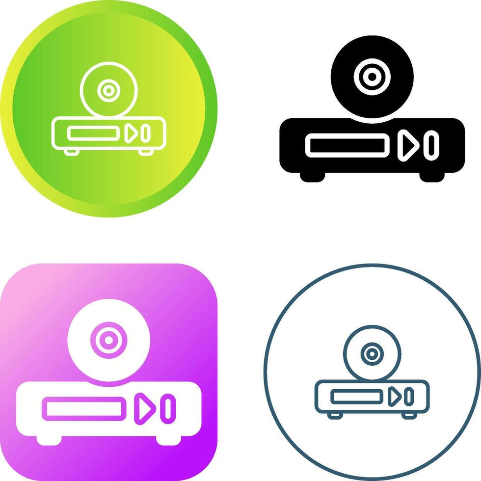 DVD Drive Vector Icon