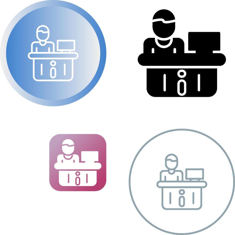 Reception Vector Icon