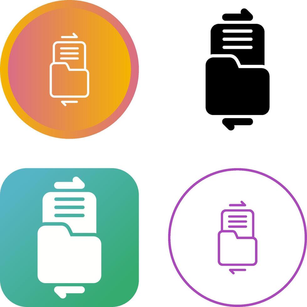 File Sharing Vector Icon