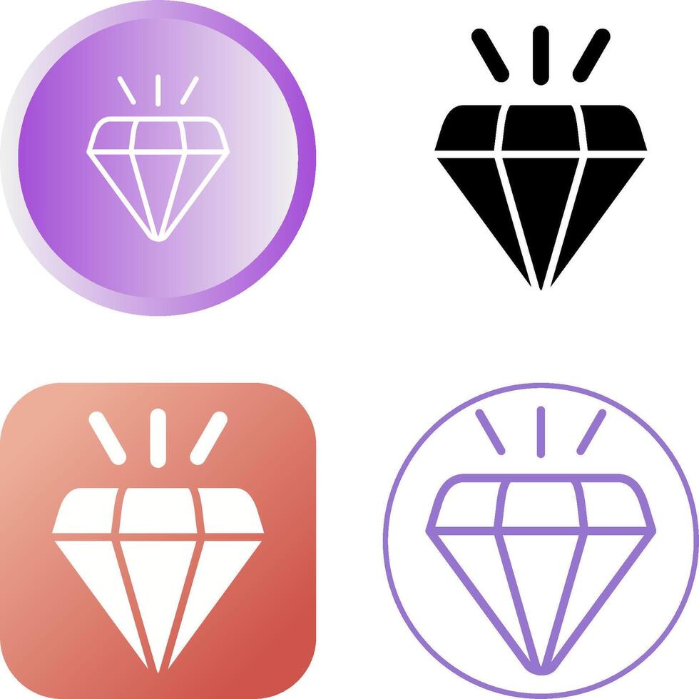 Diamond Vector Icon