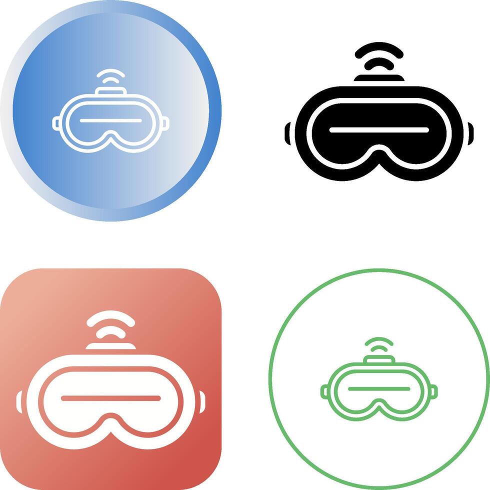 Augmented Reality Headset Vector Icon