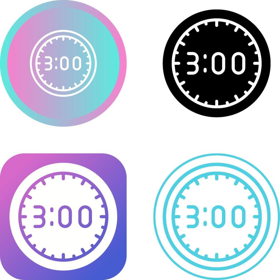 Clock Vector Icon