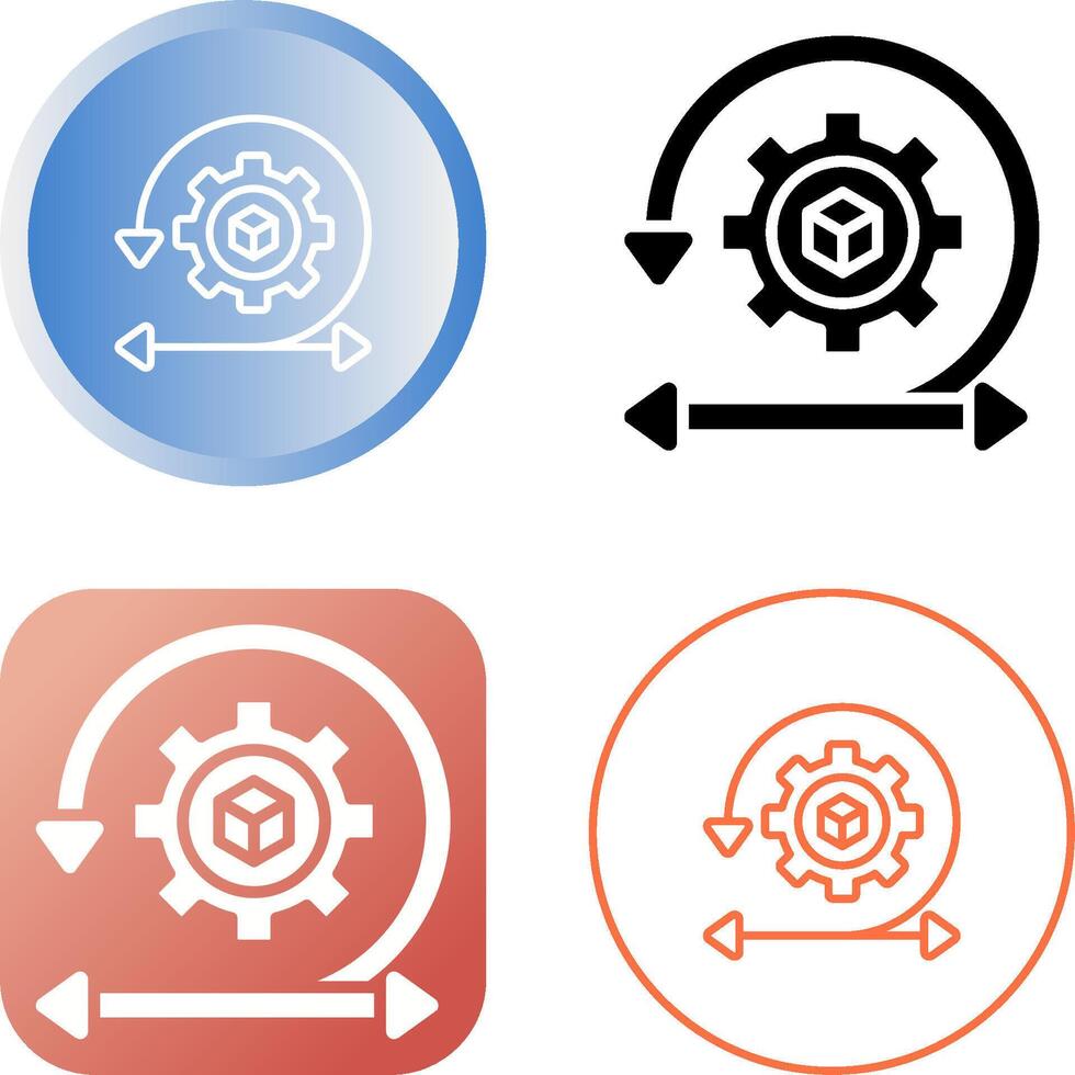 Iterative Design Vector Icon