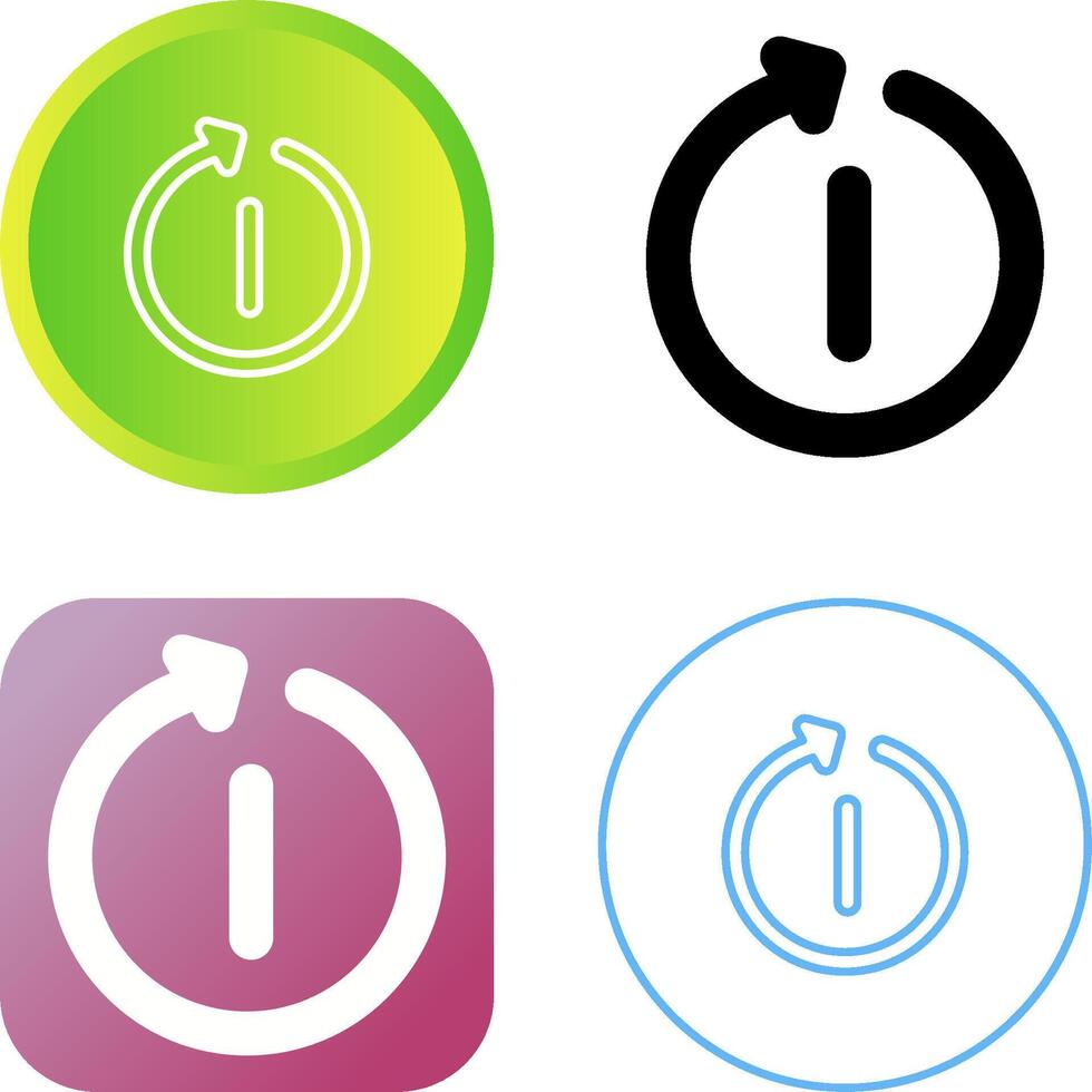 Restart Vector Icon